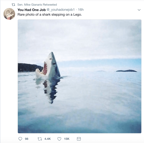 GianarisSharkretweet